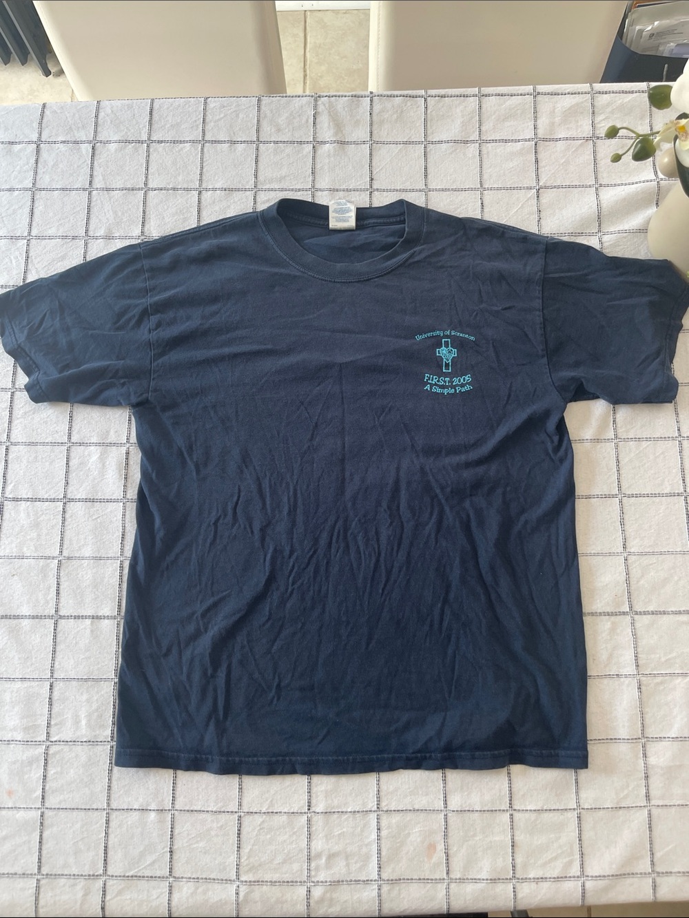 Navy Short Sleeve Crew Tee